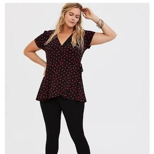 Torrid Studio Wrap Top